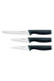 3-Piece Stainless Steel Knife Set–Paring 3.5″,Serrated 3.5″ & Tomato 5″1.5 mm