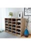 Shoe Rack Engineered Wood 92x30x67.5 cm Oak