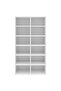 Shoe Rack White 54x34x100.5 cm Engineered Wood - 2