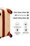 Vintage Hard Shell Lightweight ABS 24 Inch (20-25kg) Luggage - Retro Classic Suitcase - 3