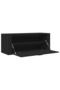 Wall Shoe Cabinet Black 100x35x38 cm Engineered Wood - 5