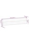 Wall-mounted Shoe Racks 2 pcs White 110x9x23 cm Solid Wood Pine - 8