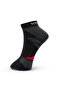 Ankle Socks Men's Sneaker Half-Terry 3 Pairs – Dark Gray, Blue, Black - 4