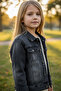 Unisex Children's Double Pocket Buttoned Denim Boys' Jacket - 2