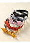 Set of 5- Floral Print Bow Detail Headband - 4