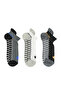 Ankle Socks for Men 3 Pack – Quick Dry Performance Socks, Black Gray White - 5