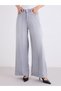 Women Pintuck Detail Wide Leg Jeans - 3