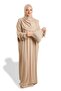 Beige One Piece Prayer Dress Viscose Plain 2503_12 - 6