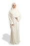 Cream Two Piece Prayer Dress Viscose Plain 2504_40