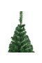 Artificial Christmas Tree with Thick Branches Green 210 cm PVC - 2