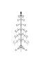 Metal Christmas Tree for Decoration Black 180 cm - 2