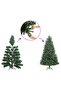 Artificial Christmas Tree with Stand 120 cm PVC - 8