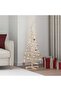 Wooden Christmas Tree for Decoration 120 cm Solid Wood Pine