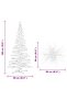 Christmas Trees with Stand Natural 180 cm Solid pine wood - 3