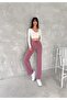 Women Ribbed High Waist Pants