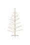Wooden Christmas Tree with Stand Natural 210 cm Solid pine wood - 4