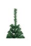 Artificial Half Christmas Tree with Stand Green 150 cm PVC - 6
