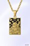 The Reader Tarot Necklace |   Gold Color Stainless Steel Necklace - 4