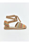 Vizyon New Season Ankle Strap Women's Straw Sandals - 2