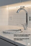 Baymera Stainless Mix Swan Kitchen Sink Faucet Fountain Mixer - 4