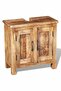 Bathroom Vanity Cabinet with Mirror Solid Mango Wood - 6