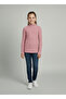 Girl and Boy Children's 2-Pack Red Pink Corded Fabric Half Turtleneck Long Sleeve Body Undershirt - 3