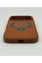 Luxury Faux Leather MagSafe Phone Case with Magnetic Ring Stand - iPhone 17 Pro Max Cover - 5