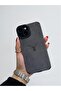 iPhone 13/14 Uyumlu Geyik Desenli Premium Süet Dokulu Kamera Korumalı Kılıf - 4