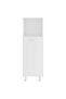 Bathroom Cabinet White 30x30x95 cm Engineered Wood - 4