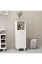 Bathroom Cabinet White 30x30x95 cm Engineered Wood