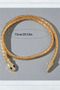 Snake Necklace with Stones – Punk & Hip-Hop Style, Unisex Street Fashion Jewelry - 3