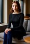 Asymmetrical Cut Viscose Ribbed Blouse Women's Stylish and Comfortable Daily Wear Option Quality - 2