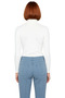 Women's Fitted Turtleneck Long Sleeve Basic Silhouette Stretchy Knitted Blouse Casual with Cool & Comfort Style - 4