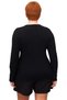 Women's Fitted Knitted Top with Detailed Neck and Sleeve Design for Elegance Quality Stylish Comfortable Modern - 4