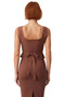 Summer Cotton Crop Blouse Fitted Fit Square Collar Casual Style Durable Material Distinguished - 4