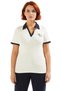 Women's Plus Size Polo Neck Embroidery Detailed Corded Fabric Knitted Blouse Quality Stylish Comfortable Modern Elegant - 3