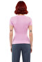 Viscose Ribbed Crew Neck Fitted Blouse Comfortable to Wear Modern Style for Casual Combinations - 4