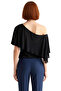 Women's Asymmetrical Collar Cape Detailed Knitted Quality Stylish Comfortable Modern Elegant Daily - 4