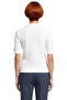 Women's Fitted Polo Neck Buttoned Stretchy Knitted Blouse Quality Stylish Comfortable Modern Elegant Casual - 4