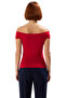 Carmen Collar Fitted Sandy Knitted Blouse Day Night Use Premium Quality Long Lasting - 4