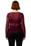 Women's Special Design Boat Neck Lace Knitted Blouse Quality Stylish Comfortable Modern Elegant Casual - 4