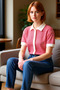 Women's Polo Neck Knitwear Blouse Stylish and Comfortable Ideal Choice for Everyday Wear Quality Stylish Comfortable Modern - 2