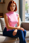 Asymmetrical Sleeveless Blouse Viscose Elastane Summer Fitted Stand Collar Stylish Look for Daily Wear - 2