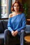 Women's Regular Fit Low Sleeve Boat Neck Modal Fabric Blouse Ideal for Daily Wear and a Stylish One - 2