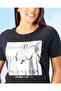 Women Black Minnie Mouse Print T-Shirt - 4