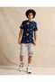 Senior Boys Navy Printed T-Shirt - 2