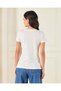 Women Ivory Printed T-Shirt - 3