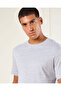Men Grey Basic Solid T-Shirt - 4