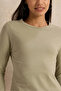 Women Green Crew Neck T-Shirt - 4