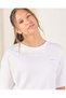 Senior Girls Ivory Printed T-Shirt - 4